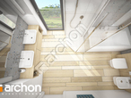 gotowy projekt Dom w malinówkach (G2) Wizualizacja łazienki (wizualizacja 3 widok 4)