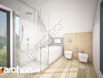 gotowy projekt Dom w malinówkach (G2) Wizualizacja łazienki (wizualizacja 3 widok 2)