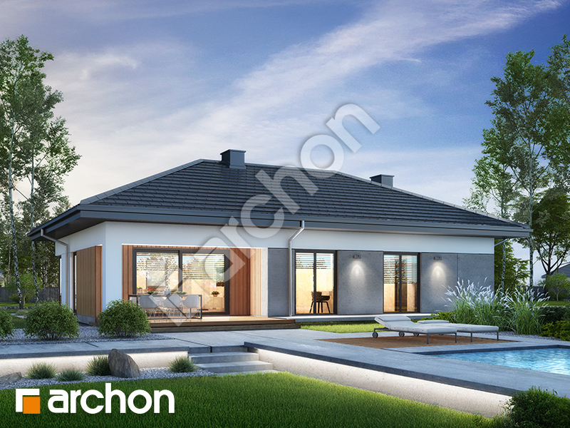 gotowy projekt Dom w amersach widok 2