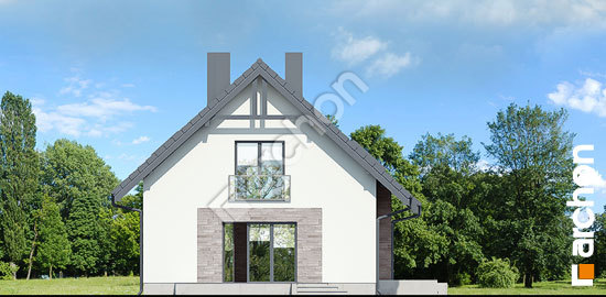 Elewacja boczna projekt dom w lucernie 4 ver 2 910650f140c9d417214b5263fa007321  266