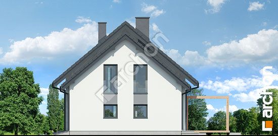 Elewacja boczna projekt dom w szmaragdach 5 g 35e5cf4489940063f8e354d118361474  265