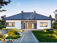 gotowy projekt Dom w przebiśniegach 34 (E) widok 1