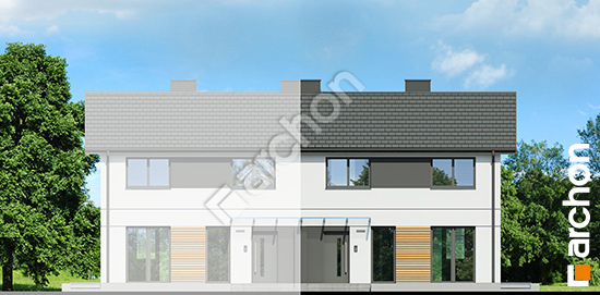 Elewacja frontowa projekt dom w everniach 2 b 8bec00351a4c84865aa755204380ca95  264