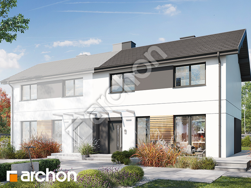 gotowy projekt Dom w everniach 2 (B) widok 1