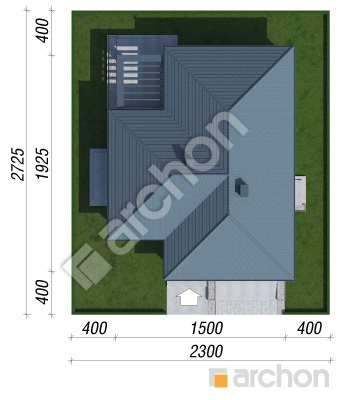 gotowy projekt Dom w anodach (G2E) sytuacja