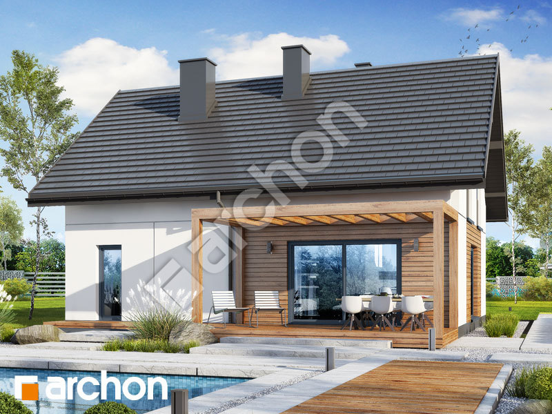 gotowy projekt Dom w lucernie 12 (A) widok 2