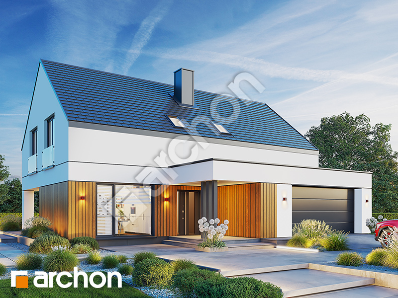 gotowy projekt Dom w pierzastkach (G2E) widok 2