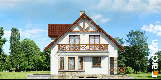 Elewacja boczna projekt dom w dziewannie 2 p ver 3 09b85fd46020334062fe3baae528231e  266