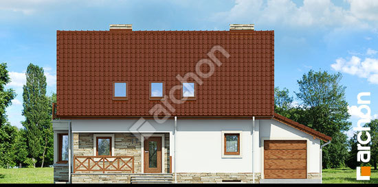 Elewacja frontowa projekt dom w dziewannie 2 p ver 3 ec47715011c2f559788cbf7a3065add2  264