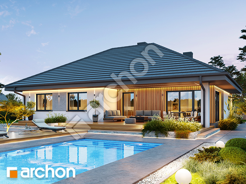 gotowy projekt Dom w alwach 3 widok 2