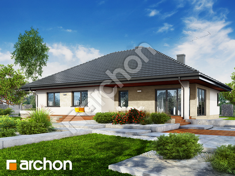 gotowy projekt Dom w alwach 3 widok 2