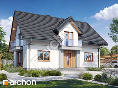 gotowy projekt Dom w lucernie 7 (E) OZE 