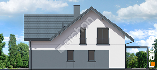 Elewacja boczna projekt dom w arganiach 2 g2e 36810ee5bd8409c48401800fba158deb  265