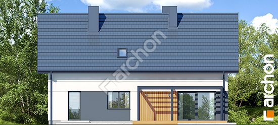 Elewacja ogrodowa projekt dom w wisteriach 24 g 6cfa06e0f670774270c19c46a1ee3ad3  267