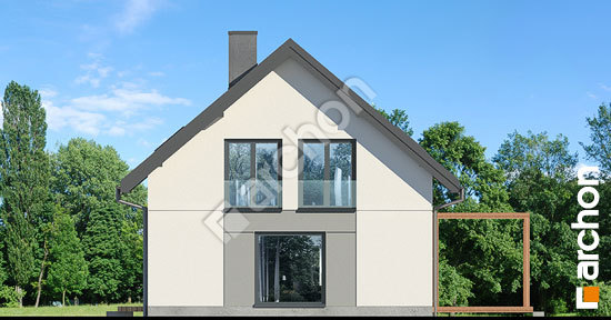 Elewacja boczna projekt dom w zielistkach 16 2451f0e360c710255b81fc88566444ea  266