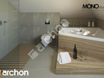 gotowy projekt Dom w czarnuszce 2 Wizualizacja łazienki (wizualizacja 3 widok 1)
