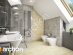 gotowy projekt Dom w idaredach (A) Wizualizacja łazienki (wizualizacja 3 widok 1)