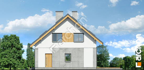 Elewacja boczna projekt dom w wiosnowkach 1f01409cc460da86e91799364f842f2a  265