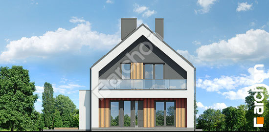 Elewacja frontowa projekt dom w marakujach 2 7b0d2c16ded117fc9f7f4498a96fb37d  264