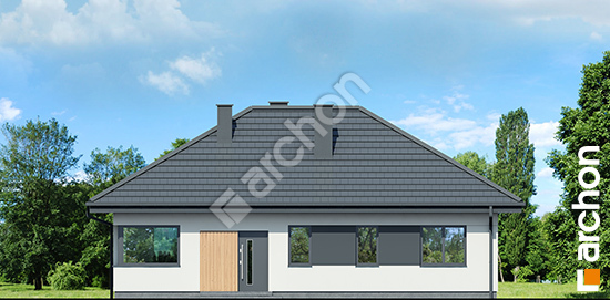 Elewacja frontowa projekt dom w kruszczykach 17 678b11898499e4b509e7f55358624754  264