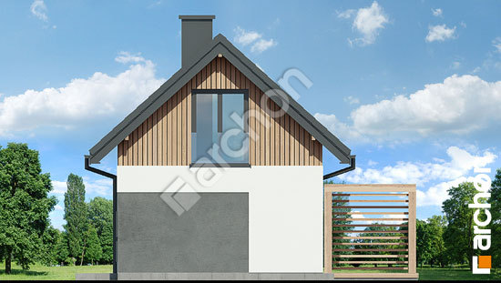 Elewacja boczna projekt domek letniskowy w krokusach 5 53716f1193a6b2dd2e5061aab65a802b  265