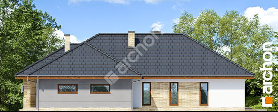 Elewacja boczna projekt dom w cyprysikach 2 g2 9039e56d15a811ecba699df78f180351  265