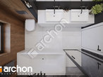 gotowy projekt Dom w przebiśniegach 24 Wizualizacja łazienki (wizualizacja 3 widok 4)
