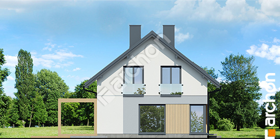 Elewacja boczna projekt dom w wisteriach 15 a 1583b5c671142cc0ad746b6ee9ebc2e4  266