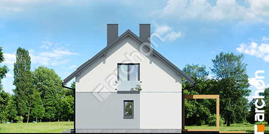 Elewacja boczna projekt dom w wisteriach 15 a b6363386f0c70619e955bc86d5d01d1c  265