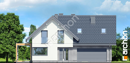Elewacja frontowa projekt dom w faworytkach g2 9365b9c8aba434b6ec59351d6218efbe  264
