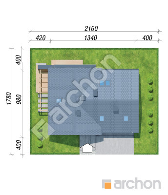 gotowy projekt Dom w faworytkach (G2) sytuacja