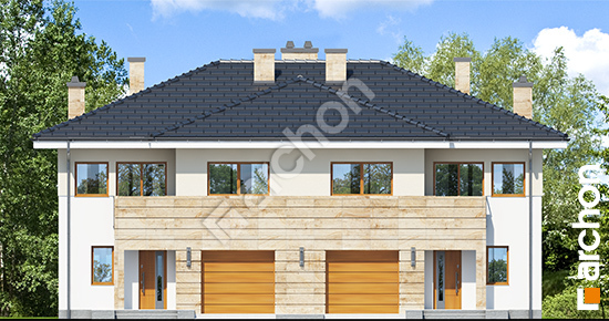 Elewacja frontowa projekt willa julia 4 r2 ver 2 ec7cacf42199ddb3f8d69fa160777220  264