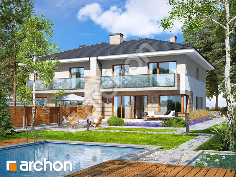 gotowy projekt Willa Julia 4 (R2) widok 2