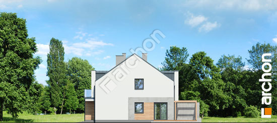 Elewacja boczna projekt dom w klematisach 25 r2b a07af5253bb71630f1d698a4a7b7b986  265