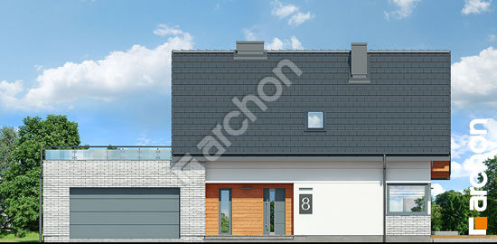 Elewacja frontowa projekt dom w malinowkach g2p 04dad76caf4952d57b5295bf53400d01  264