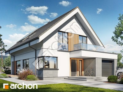 "Dom w brabantach 2 (GE) OZE" | Wyjątkowy projekt domu z wentylacją mechaniczną oraz pompą ciepła w standardzie