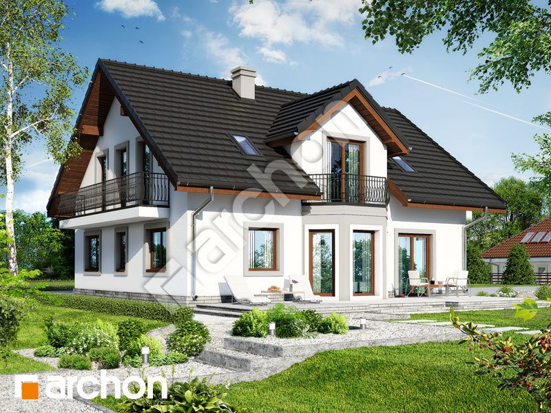 gotowy projekt Dom w dąbrówkach 2 (G2) widok 2
