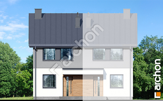 Elewacja frontowa projekt dom w riveach 4 b ver 2 daa71642b77d8e97a9bda9b6a0a74692  264