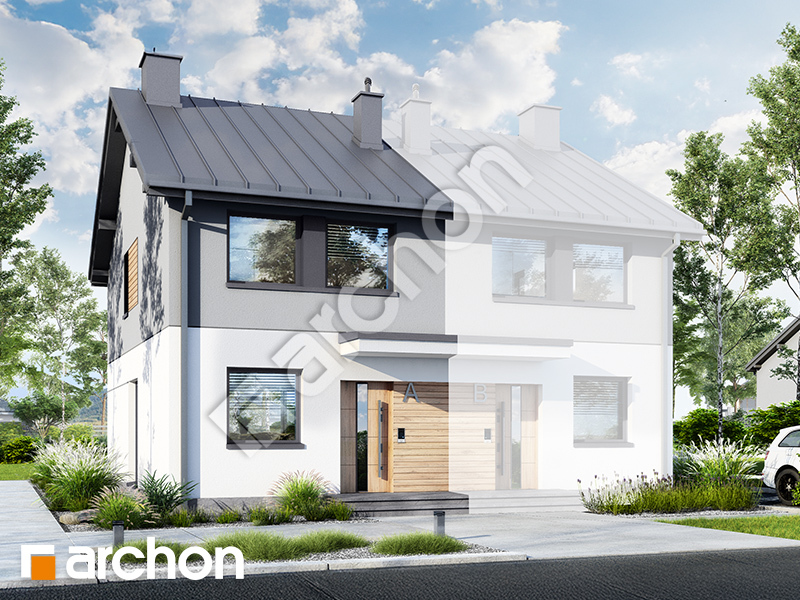 gotowy projekt Dom w riveach 4 (B) 