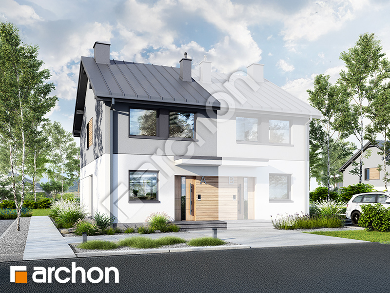 gotowy projekt Dom w riveach 4 (B) 