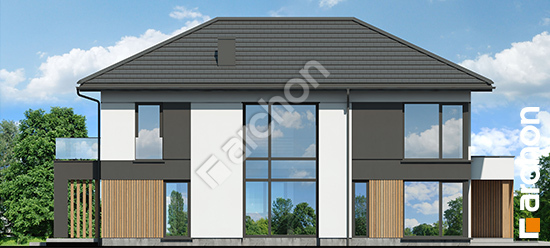 Elewacja boczna projekt willa noelia g2e daf72a40b65354f4810a076b8946caf0  266