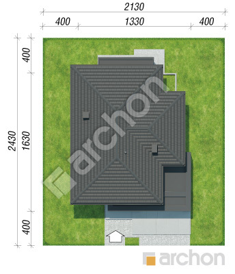 gotowy projekt Willa Noelia (G2E) sytuacja