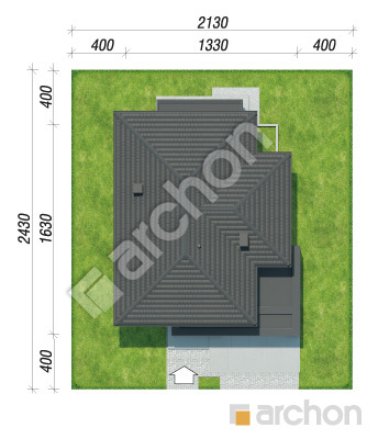 gotowy projekt Willa Noelia (G2E) sytuacja