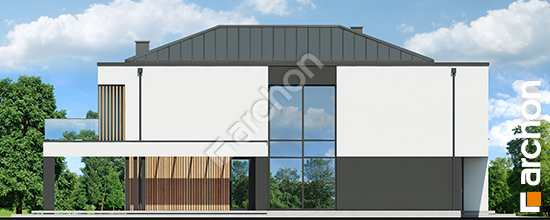 Elewacja boczna projekt willa malika 2 g2e e260292005f6352235c350433c31864f  266