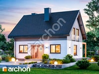 gotowy projekt Dom w zielistkach 23 (A) widok 1