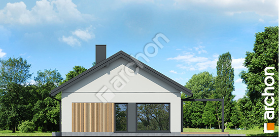 Elewacja boczna projekt dom w kosaccach 16 b876ce9b6efeff387333597e1e934925  265