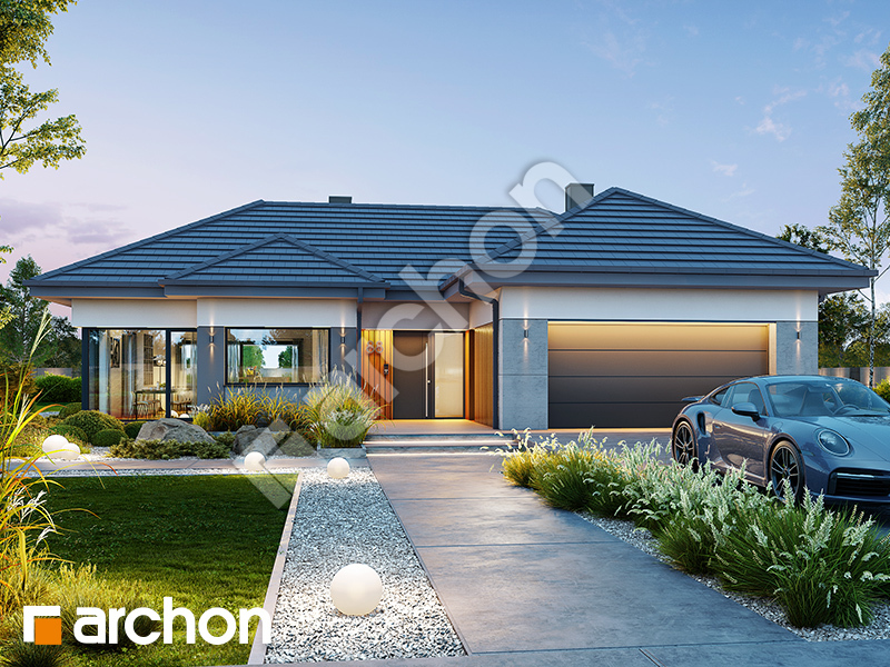 gotowy projekt Dom w saponariach (G2E) widok 1