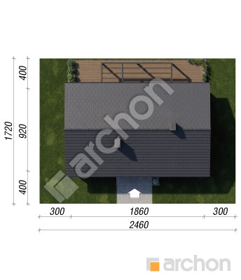 gotowy projekt Dom w wanilii 3 (E) sytuacja