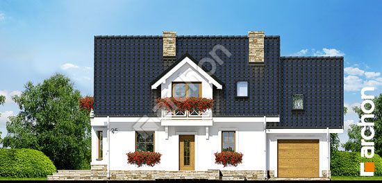 Elewacja frontowa projekt dom w rododendronach 6 p ver 2 fa56e16a6fcb7a96823301d27c0797a4  264