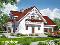 gotowy projekt Dom w oregano widok 1